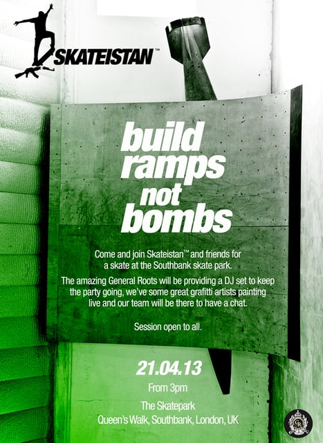 Build ramps not bombs