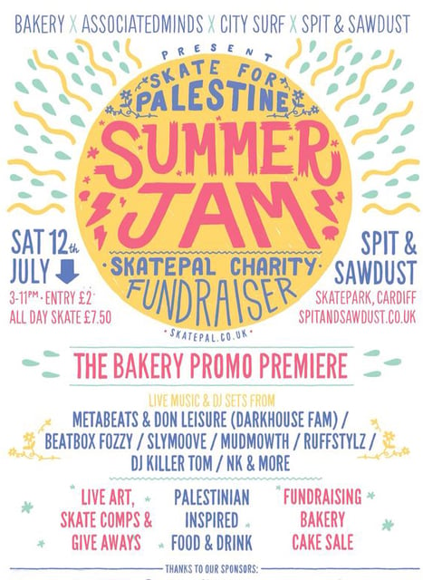 Skate for Palestine Summer Jam