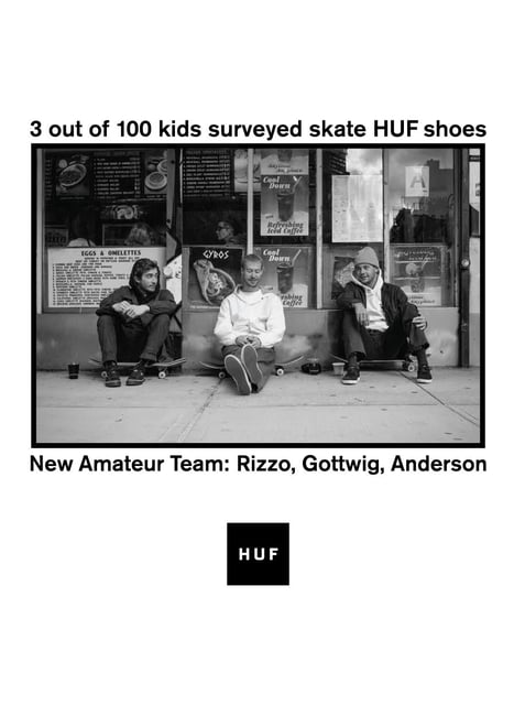HUF announces new am team