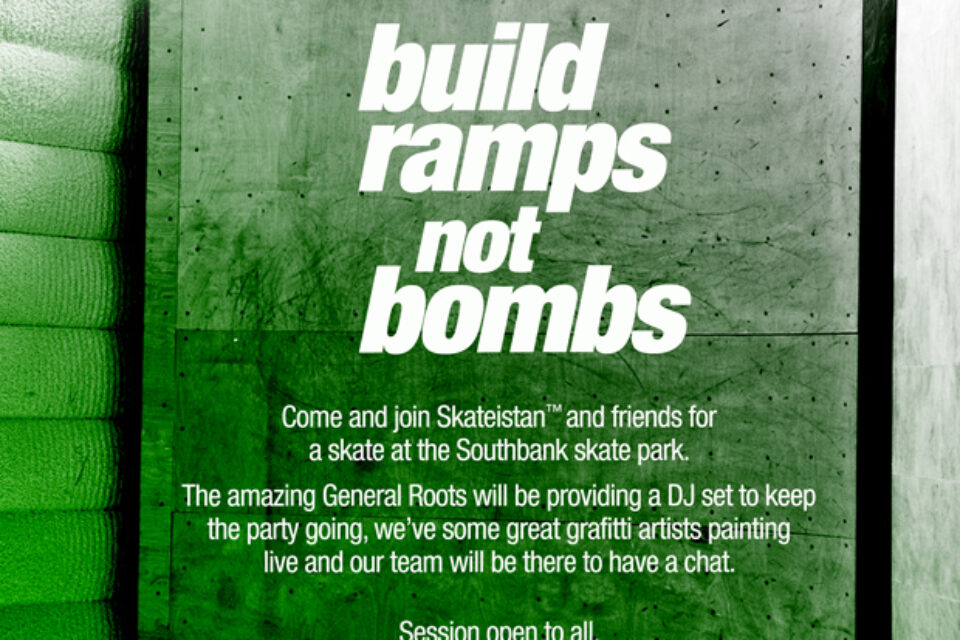 Build ramps not bombs