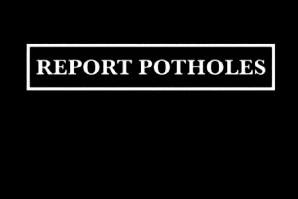 Report Potholes
