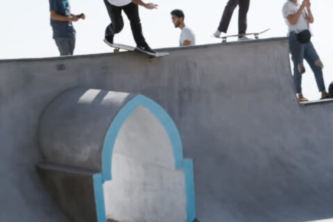 Skateboarding in Taghazout