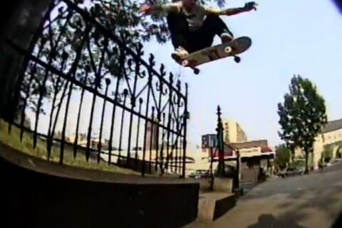 Ricky Oyola, Seth Stafford & Bam Margera – West Philadelphia – Summer 1995